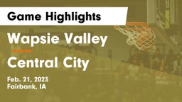 Wapsie Valley  vs Central City  Game Highlights - Feb. 21, 2023