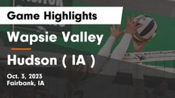 Wapsie Valley  vs Hudson   ( IA ) Game Highlights - Oct. 3, 2023