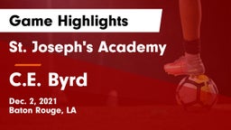 St. Joseph's Academy  vs C.E. Byrd  Game Highlights - Dec. 2, 2021