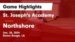 St. Joseph's Academy  vs Northshore  Game Highlights - Jan. 20, 2024