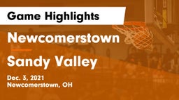 Newcomerstown  vs Sandy Valley  Game Highlights - Dec. 3, 2021