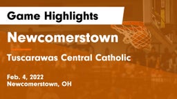 Newcomerstown  vs Tuscarawas Central Catholic  Game Highlights - Feb. 4, 2022