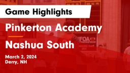 Pinkerton Academy vs Nashua  South Game Highlights - March 2, 2024