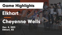 Elkhart  vs Cheyenne Wells   Game Highlights - Dec. 8, 2023