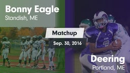 Matchup: Bonny Eagle High vs. Deering  2016