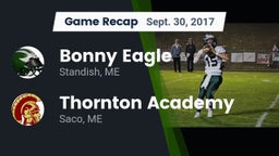 Recap: Bonny Eagle  vs. Thornton Academy 2017