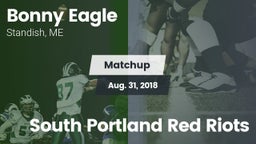 Matchup: Bonny Eagle High vs. South Portland Red Riots 2018