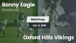 Matchup: Bonny Eagle High vs. Oxford Hills Vikings 2018