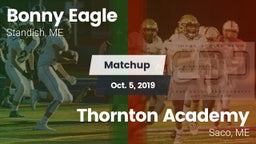 Matchup: Bonny Eagle High vs. Thornton Academy 2019