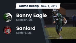 Recap: Bonny Eagle  vs. Sanford  2019