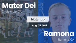 Matchup: Mater Dei High vs. Ramona  2017