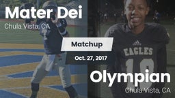 Matchup: Mater Dei High vs. Olympian  2017