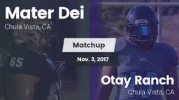Matchup: Mater Dei High vs. Otay Ranch  2017