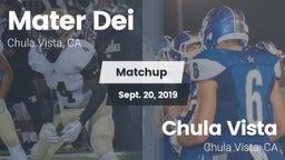 Matchup: Mater Dei High vs. Chula Vista  2019