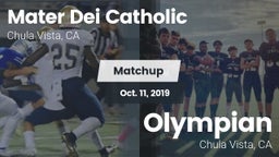 Matchup: Mater Dei High vs. Olympian  2019