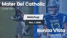 Matchup: Mater Dei High vs. Bonita Vista  2019