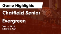 Chatfield Senior  vs Evergreen  Game Highlights - Jan. 9, 2021