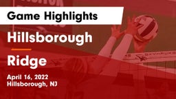 Hillsborough  vs Ridge  Game Highlights - April 16, 2022