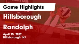 Hillsborough  vs Randolph  Game Highlights - April 25, 2022