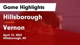 Hillsborough  vs Vernon  Game Highlights - April 13, 2024