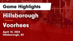 Hillsborough  vs Voorhees  Game Highlights - April 18, 2024