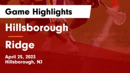 Hillsborough  vs Ridge  Game Highlights - April 25, 2023