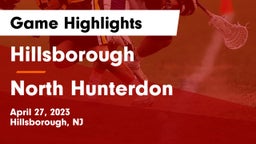 Hillsborough  vs North Hunterdon  Game Highlights - April 27, 2023