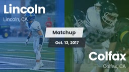 Matchup: Lincoln California vs. Colfax  2017