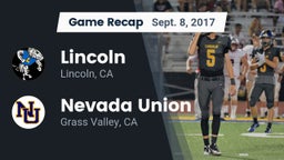 Recap: Lincoln  vs. Nevada Union  2017