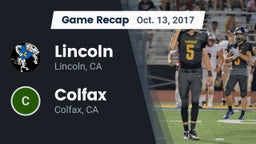 Recap: Lincoln  vs. Colfax  2017