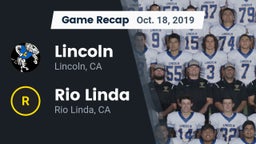 Recap: 	Lincoln  vs. Rio Linda  2019