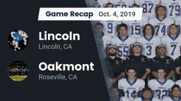 Recap: 	Lincoln  vs. Oakmont  2019
