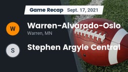 Recap: Warren-Alvarado-Oslo  vs. Stephen Argyle Central 2021