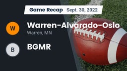 Recap: Warren-Alvarado-Oslo  vs. BGMR 2022