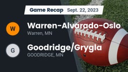 Recap: Warren-Alvarado-Oslo  vs. Goodridge/Grygla  2023