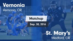 Matchup: Vernonia  vs. St. Mary's  2016