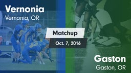 Matchup: Vernonia  vs. Gaston  2016