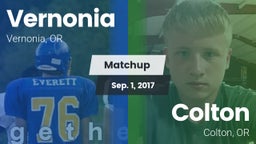 Matchup: Vernonia  vs. Colton  2017