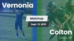 Matchup: Vernonia  vs. Colton  2019