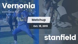 Matchup: Vernonia  vs. stanfield 2019