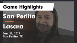 San Perlita  vs Lasara Game Highlights - Jan. 23, 2024