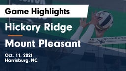 Hickory Ridge  vs Mount Pleasant Game Highlights - Oct. 11, 2021