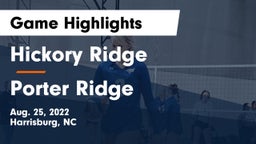 Hickory Ridge  vs Porter Ridge  Game Highlights - Aug. 25, 2022