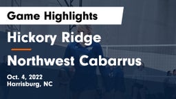 Hickory Ridge  vs Northwest Cabarrus Game Highlights - Oct. 4, 2022