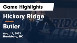 Hickory Ridge  vs Butler  Game Highlights - Aug. 17, 2023