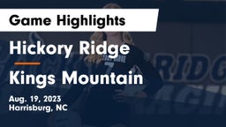 Hickory Ridge  vs Kings Mountain  Game Highlights - Aug. 19, 2023