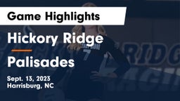 Hickory Ridge  vs Palisades  Game Highlights - Sept. 13, 2023