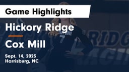 Hickory Ridge  vs Cox Mill  Game Highlights - Sept. 14, 2023