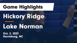 Hickory Ridge  vs Lake Norman  Game Highlights - Oct. 3, 2023