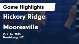 Hickory Ridge  vs Mooresville  Game Highlights - Oct. 16, 2023